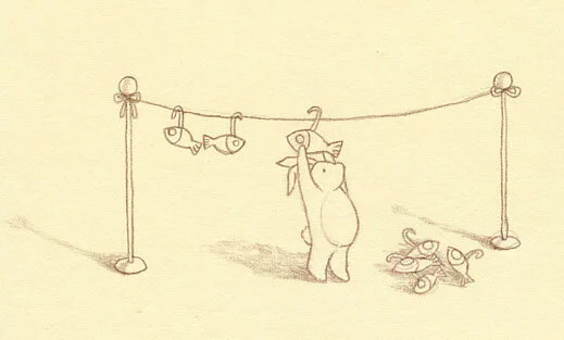Bunny lining up a changelog