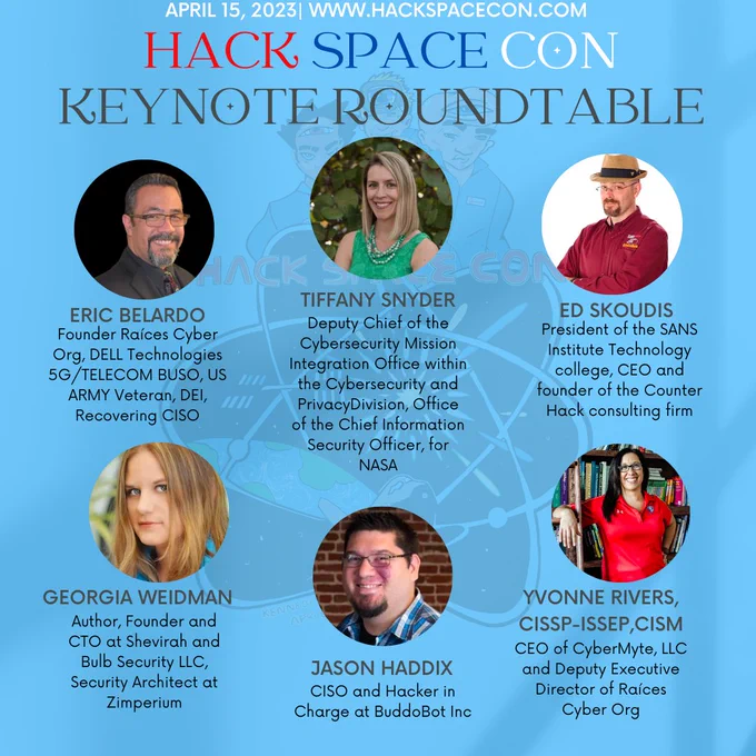 #hackspacecon Keynote Roundtable Speakers