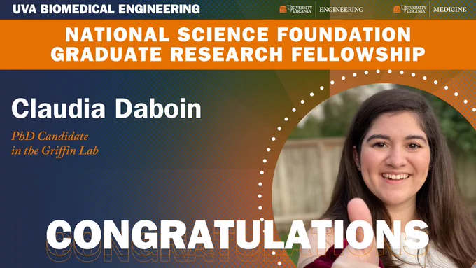 Thumbs up to Claudia Daboin in Don Griffins Lab !
