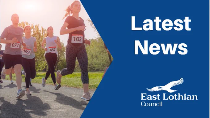 photo of runners next to the words Latest News and council logo