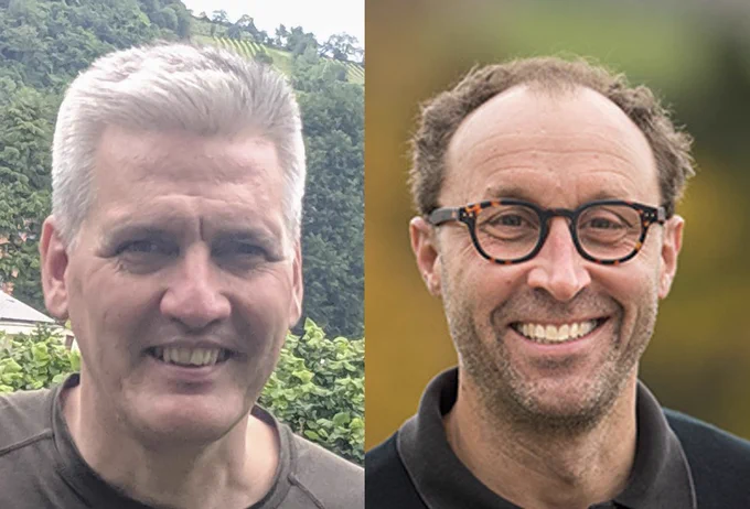 Prof Roderick Murray-Smith and Prof Daniele Faccio. 