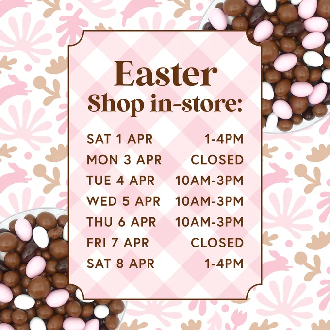 Easter opening hours and times for Ditters shop in Melrose Park Adelaide