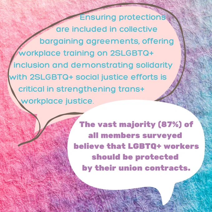 LGBTQ  workers should be protected by their union contracts.