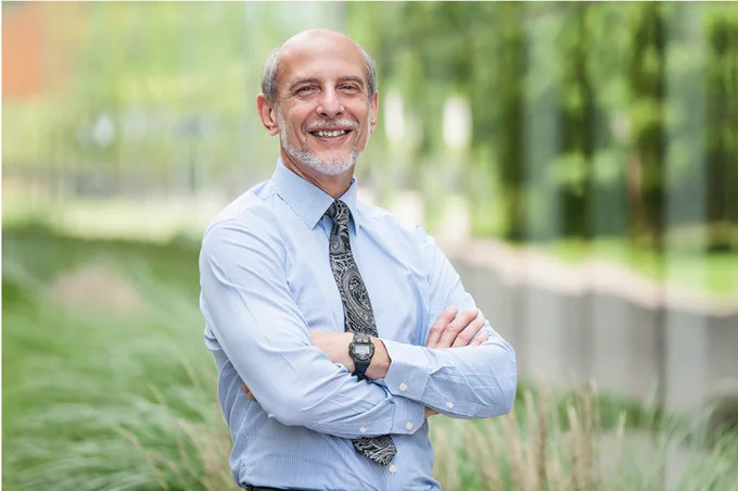 Professor Ulrich J. Krull from UTM's Department of Chemical & Physical Sciences