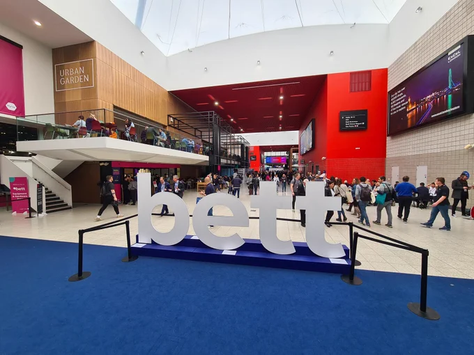The BETT sign