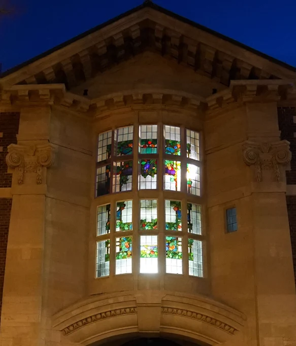 Photograph of Paignton Picture House restored windows (Image: Paignton Picture House Trust)