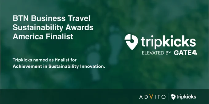 Tripkicks Named Finalist for Achievement in Sustainability Innovation