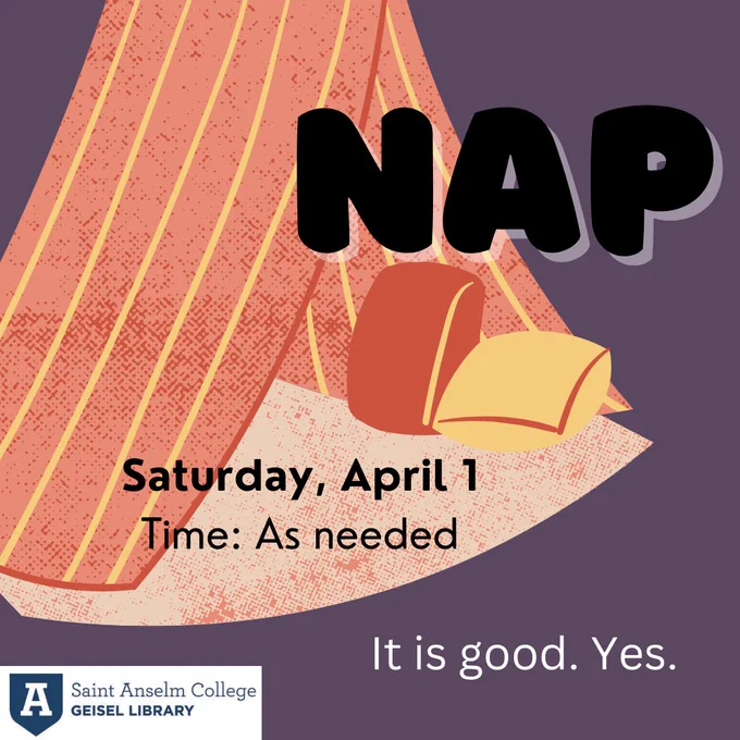 Nap. As needed. It is good. Yes.