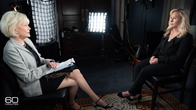Lesley Stahl sits down with Rep. Marjorie Taylor Greene this Sunday on 60 Minutes.