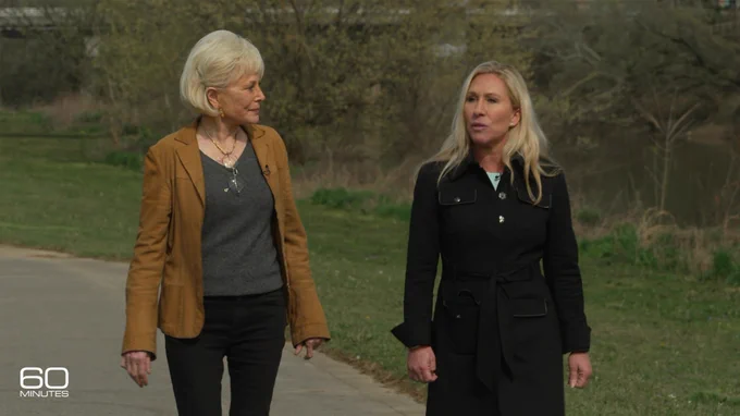 Lesley Stahl sits down with Rep. Marjorie Taylor Greene this Sunday on 60 Minutes.