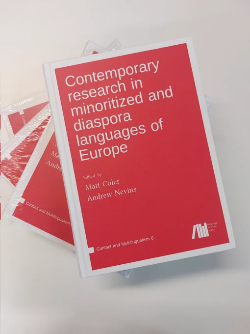 Book: Contemporary research in minoritized and diaspora languages of Europe