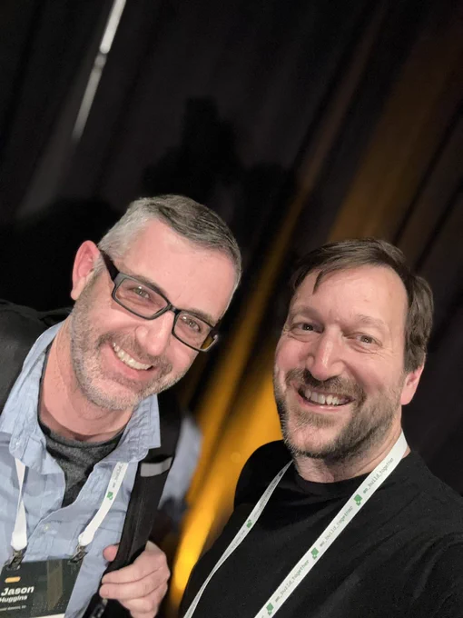 Jason and Simon at SeleniumConf
