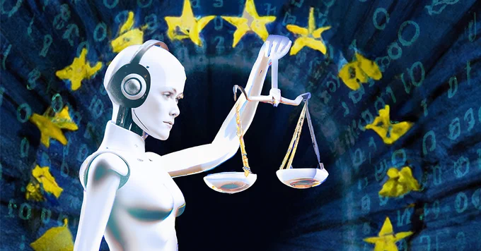 Justitia as a humanoid robot