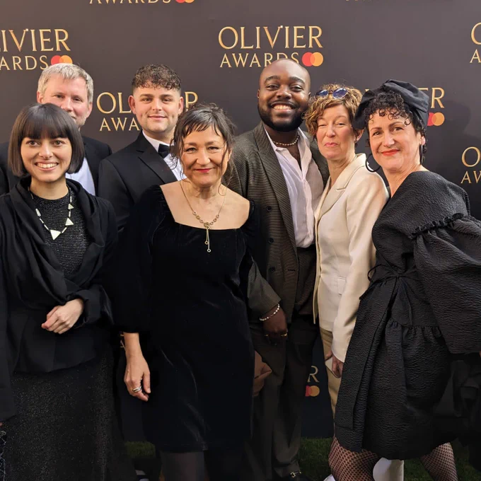 The team behind Midsummer Mechanicals on the green carpet.