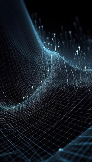 geometric unity, macro shot, pulses of data flowing --ar 4:7 --s 950 --seed 1134903170 --v 5