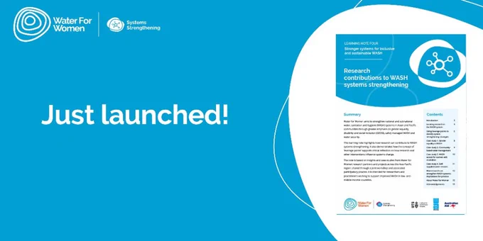 A social tile featuring a blue background with the words 'Just launched' and image of the cover page of the resource.