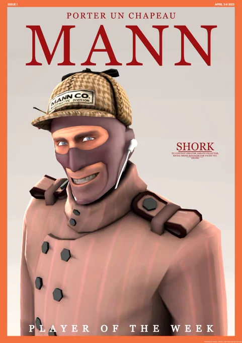 The First Issue's Cover for the MANN Magazine.