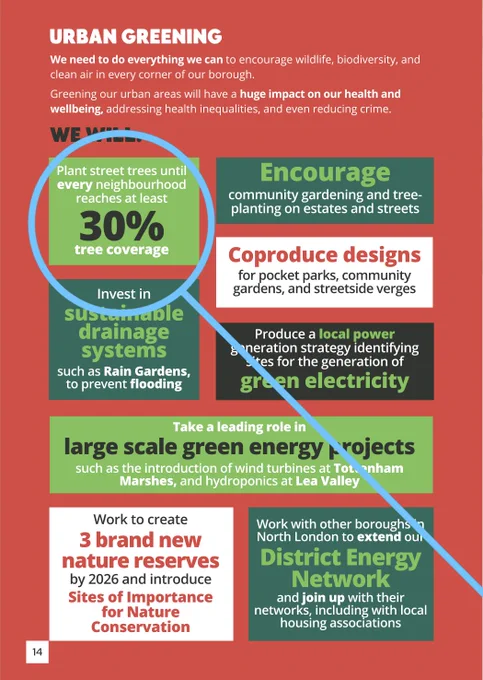 Page 14 from last year's Election Manifesto of the council Majority Group. Big and old trees have survived adverse conditions, often for 100 years or more.

A significant proportion of new tree plantings do not survive long and are not replaced. This is not acknowledged in the tree planting announcements. Sadly, street trees are the council's Cinderella service.