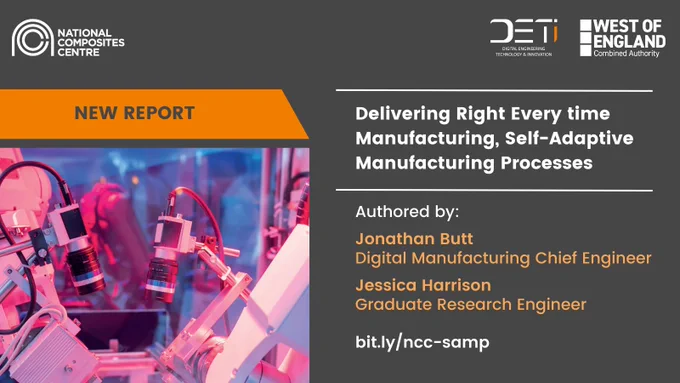 Written by the National Composites Centre, this report lays out the concept of SAMP and how it has the potential to transform manufacturing, discussing the challenges of deploying SAMP that the Digital Engineering Technology & Innovation (DETI) programme has found and sets out a proposal for addressing these challenges. 

Download to read the full report: https://www.nccuk.com/news/samp-white-paper/