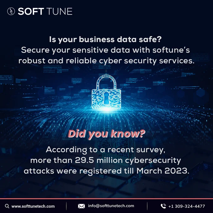 
cybersecurity | ai | IT | cybersecuritysolutions | cybersecurityservices | cybersecuritythreats | cybersecurityawareness | softtune
