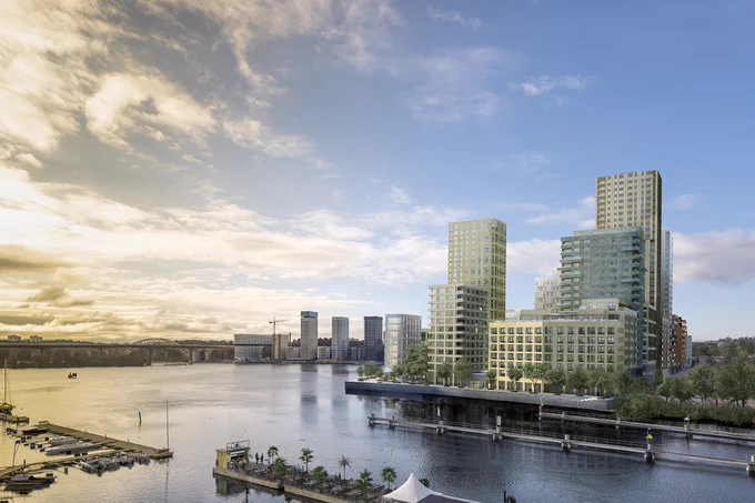 Marieviks Udde sett från Hornstull