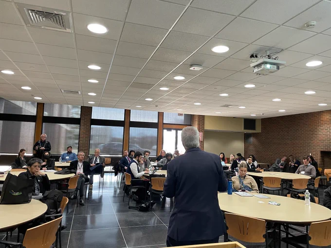 Thank you to Edge for this amazing event to end out March! Our Director, Peter J. McAliney, PhD MBA & Founder of Edstutia, Christine Janssen, PhD were privileged to discuss the forward-looking work PEER is doing with extended reality speak to about 50 members at this year's conference! 🙌🌐

Learn more about our upcoming cohort and a special coming this May here - https://bit.ly/40AKFcd ✅📲
-
#onlinelearning #externalreality #vrxrindustry #techindustry #learningwithtechnology #edstutia #peerrutgers #freeoculusheadset #comingthismay