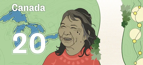 A campaign to have an Indigenous woman on Canada’s $20 bill includes a Wiikwemkoong Elder. One of the proposed designs features the late Josephine Mandamin of Wiikwemkoong Unceded Territory who walked around the Great Lakes from 2003 to 2017 to bring awareness to the problems of water pollution and environmental degradation on the Great Lakes and Indigenous reserves in Canada.
