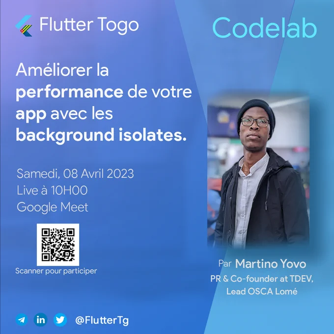 Améliorer la performance de votre application avec les background isolates.
