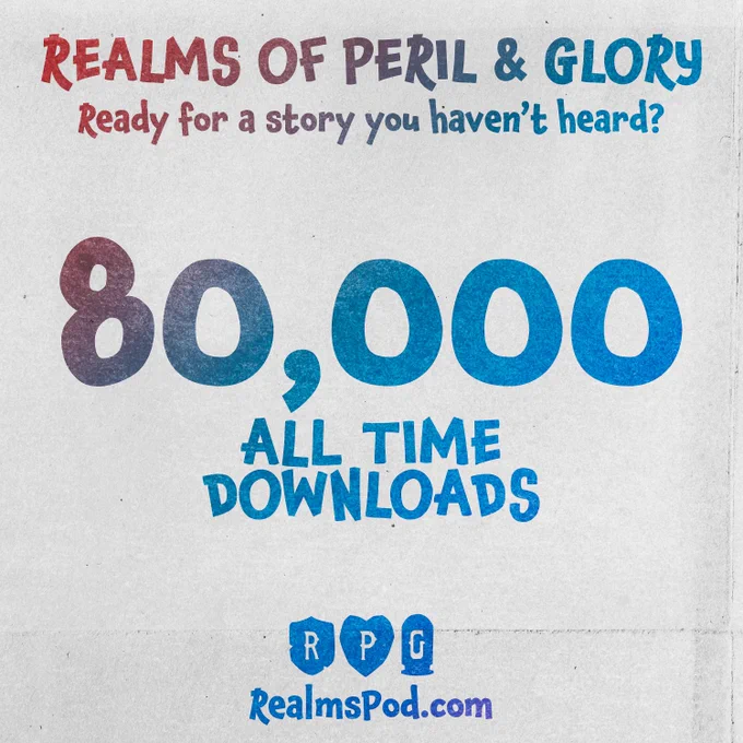 Realms of Peril & Glory. Ready for a story you haven't heart? 80,000 downloads all time! RealmsPod.com.