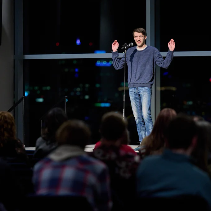 A student shares his personal experiences at a previous Story Collider event at Boise State. 