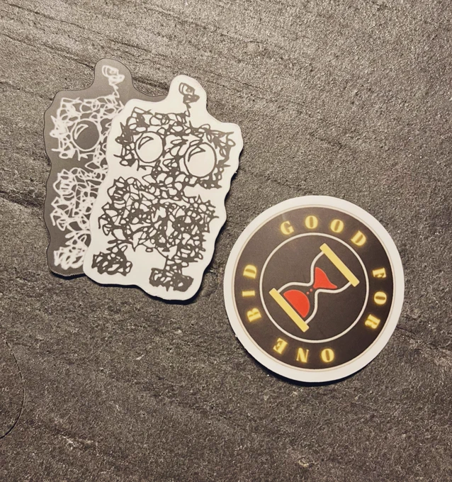 Robot stickers and Auction Token