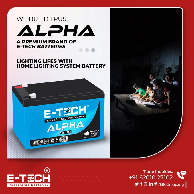 Home Lighting System Battery