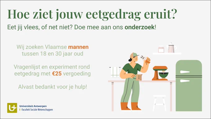 Call for respondents, in Dutch