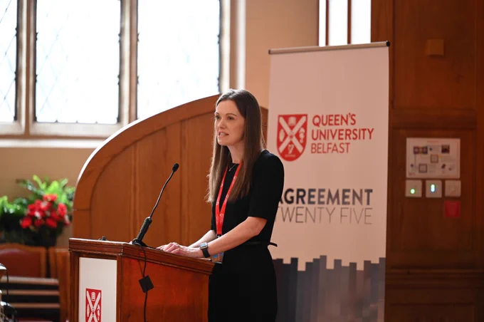 Karen McCluskey from Queen's Gender Initiative.
