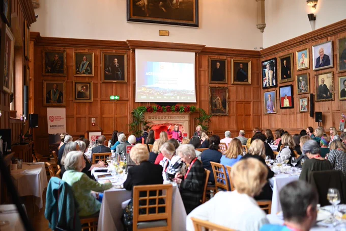 The awards ceremony in The Great Hall.
