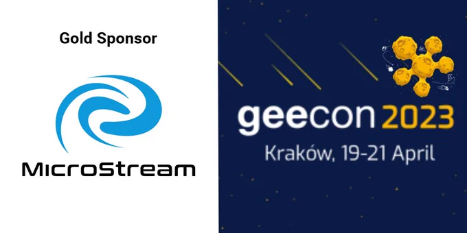Microstream - Gold Sponsor Geecon 2023