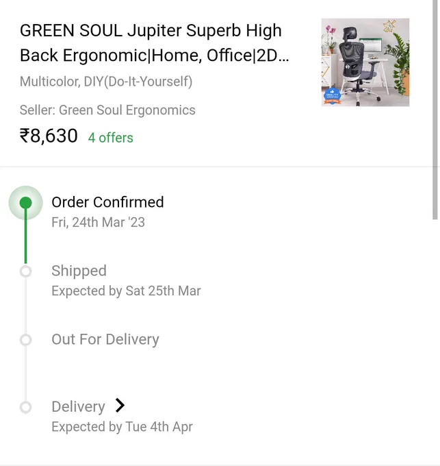 Flipkart Order status 