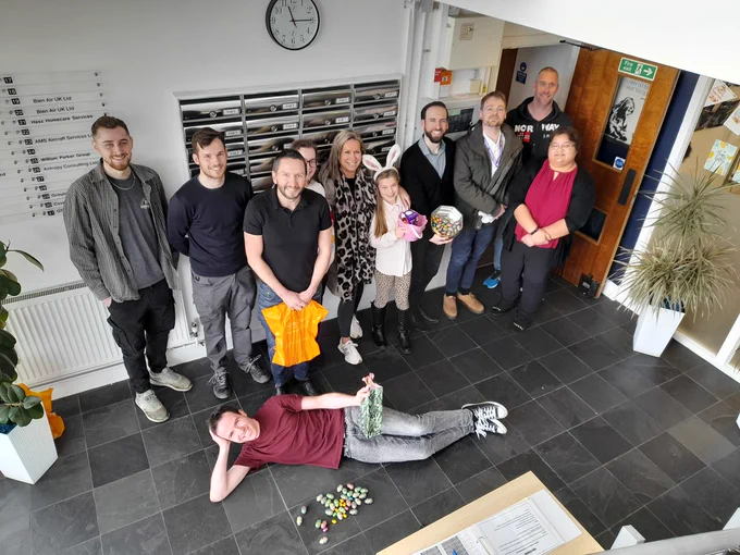 Crawley Business Centre Easter Egg hunters!