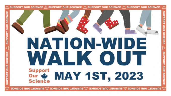 nation-wide walk out, May 1st 2023, support our science