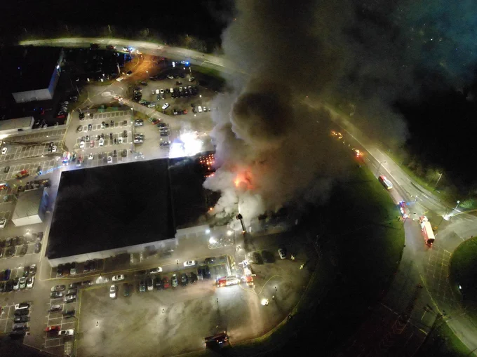 Aerial image of incident