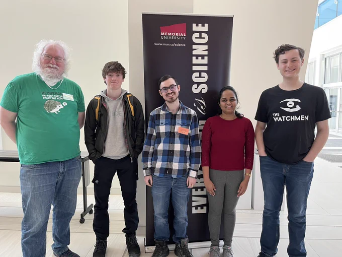 Five people standing shoulder to shoulder. Left to right: Danny Dyer, Alfie Davies, Gerry Harris-Pink, Thamalikha Dissanayake, and William Kellough.