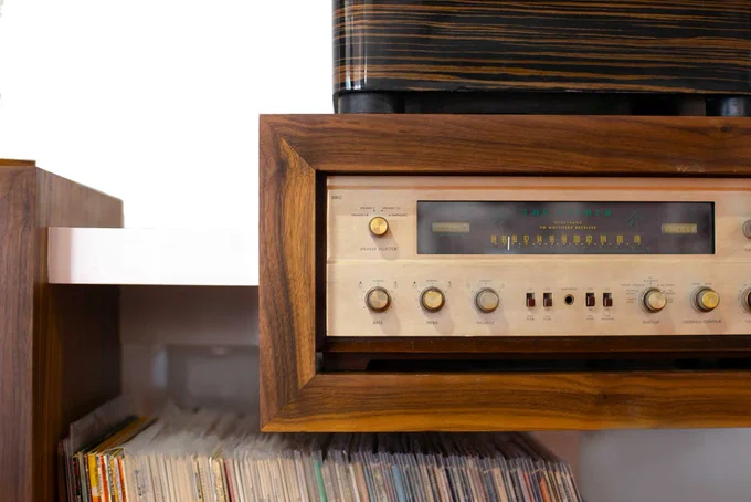 stereo equipment and records