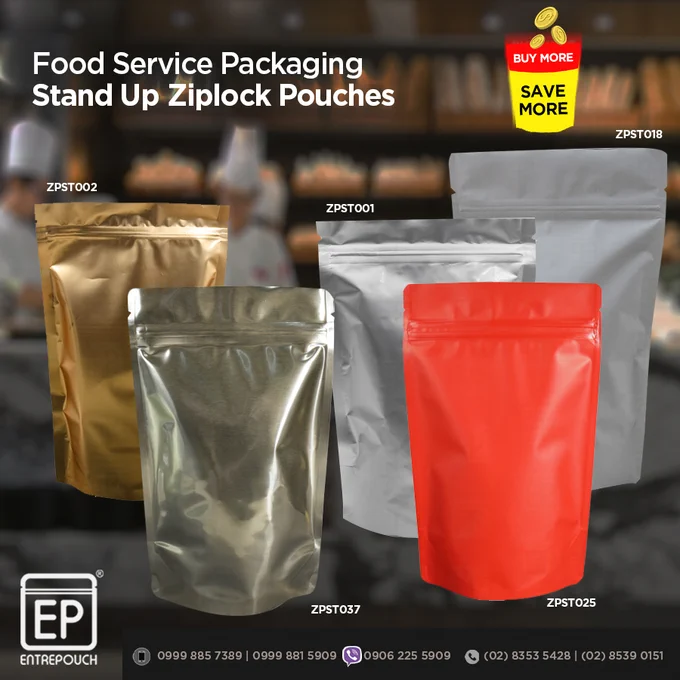 Operating a commissary for franchise business or a factory food supply packaging?  Buying packaging supplies in wholesale allows you to save more! Save up to XX Amount* when you buy more! 

#PouchIt right
Shop now online at entrepouch.com!
📞 0999 885 7389 | 0999 881 5909 | 0906 225 5909 (Viber)
☎️  (02) 8353 5428 | (02) 8539 0151

✅ Ready-Made Pouches with 100 pcs. min order
✅ Customized Packaging with 1000 pcs. min order only!
✅ Nationwide Free Shipping
✅ Low Cost Packaging
✅ Trusted Packaging Brand

📦 Product Catalogs: linktr.ee/entrepouch

#custompouch #packaging #packagingph #pouch #productpackaging #foodpackaging #hotandcoldfood #franchising #foodbusiness #enterpreneur
