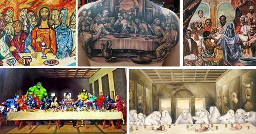 Parody paintings of The Last Supper
