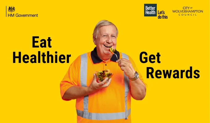 Image shows the Better Health: Rewards logo