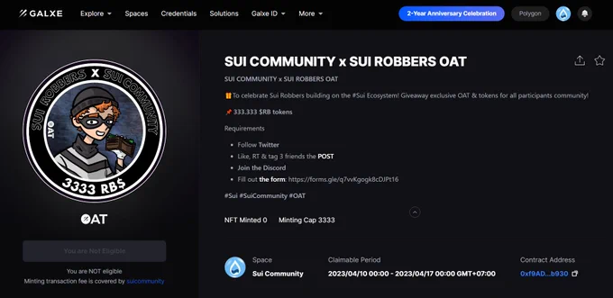 Robbers Sui OAT
