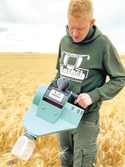 Mini Combine Makes Field Sampling Easy
