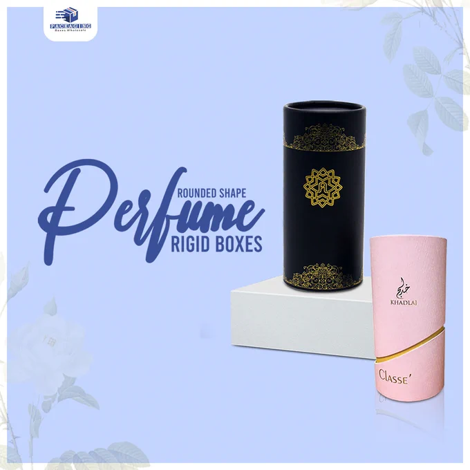  Photo of Rounded Shaped Perfume Rigid Boxes