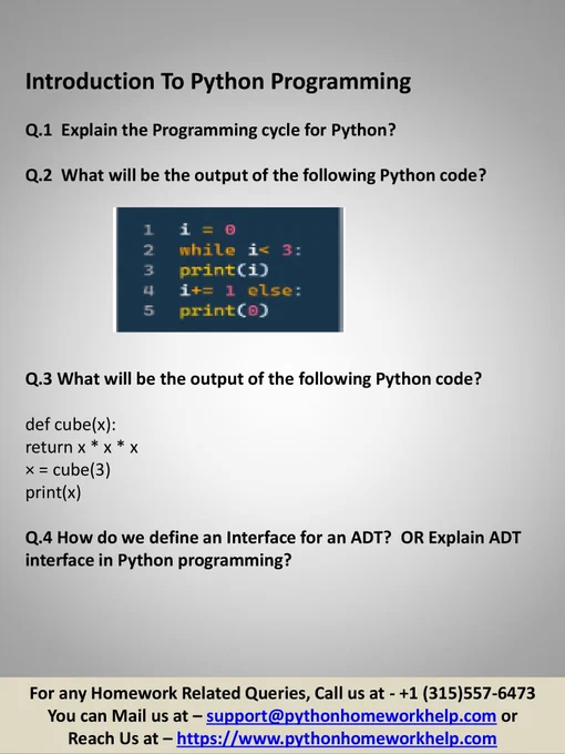 Python Homework Helper