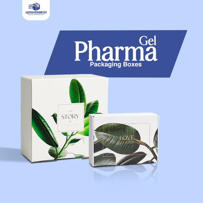 Photo of pharma gel packaging boxes